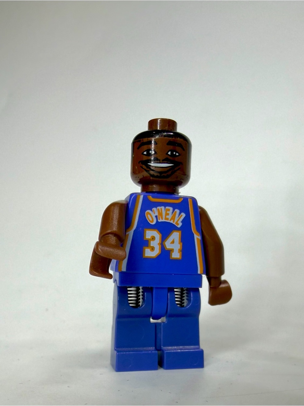 Lego Minifigure Shaquille O’Neal Lakers Number 34 Body Basketball Collector Toy